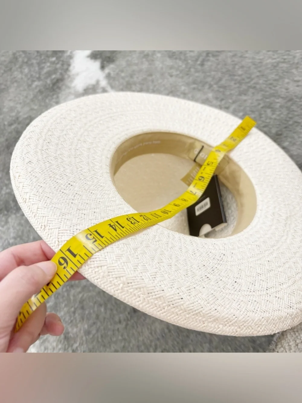 NWT GIGI PIP CARA LOREN PENCIL BRIM STRAW S/M 57 - Picture 13 of 13